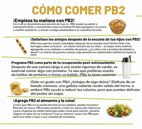Vista 7 de PB2 con chocolate premium Bell Plantation