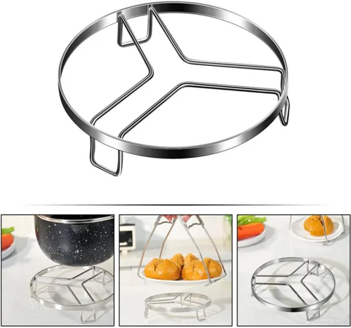 Vista 2 de Stainless Steel Steamer Rack Insert for Cooking Pot