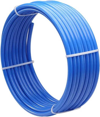 Vista 2 de Tubo PEX-A, tubo azul de 1/2 pulgada x 100 pies, certificado NSF para agua potable, tubo PEX-A para fontanería, herramientas de fontanería