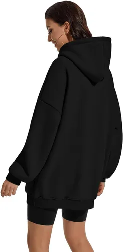 Vista 2 de ATHMILE Hoodies for Women Oversized Sweatshirt Plus Size Sweaters Fall Clothes 2023 Outfits Fleece Lined Y2K