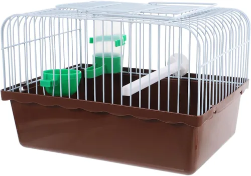 Vista 12 de VANZACK Jaula de pájaros portátil para transportar pájaros jaula de loro para mascotas, cacatúa, loro de viaje, transportador de viaje para Azul
