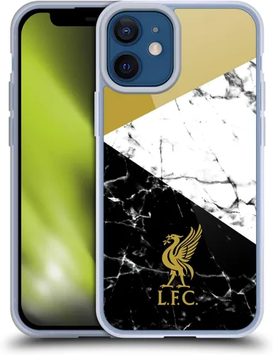 Vista 104 de Oficial LIVERPOOL Football Club 2017/18 Mármol Soft Gel Case para iPhone de Apple 7 Plus/8 PLUS Escudo negro.