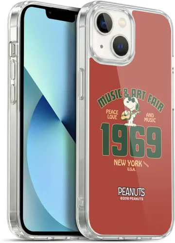 Vista 86 de Head Case Designs Funda de gel suave con licencia oficial de Peanuts Freak Flag Fly Woodstock 50th compatible con Apple iPhone 7 Plus/iPhone 8 Plus