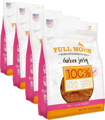 Vista 8 de Full Moon - Cecina de pollo saludable, totalmente natural, de grado humano para perros, para las articulaciones y cadera, 12 onzas