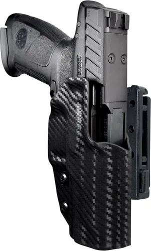 Vista 7 de Funda de competencia Pro IDPA para Beretta APX A1 tamaño completo Negro