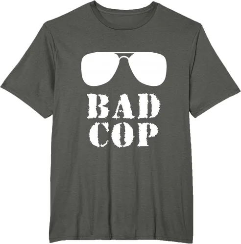 Vista 7 de Bad Cop Funny Police - Camiseta a juego para padre e hijo, Negro, S