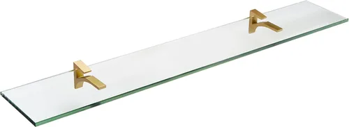 Vista 5 de Spancraft Glass C-4.75x18-Estante de cristal cardenal negro, negro, 4.75" x 18