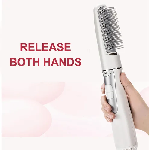 Vista 7 de FILFEEL Cepillo secador de pelo, eléctrico con cable, negro, secado rápido, multifuncional, reparación de cabello