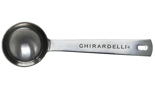 Vista 4 de Ghirardelli 1 - Salsas de caramelo y 2 - salsa de caramelo con sal marina, botellas de presión de 16 oz con cuchara barista estampada
