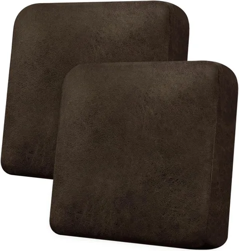 Vista 49 de Funda de cojín para sofá con aspecto de cuero, 1 unidad, elástica, para sala de estar, funda de cojín individual para sofá, protector de asiento