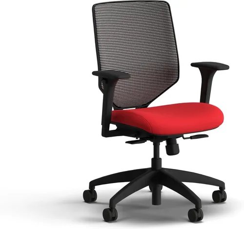 Vista 11 de HON Solve - Silla de oficina ergonómica, soporte de malla con respaldo de malla, soporte lumbar ajustable, brazos ajustables en altura, marco
