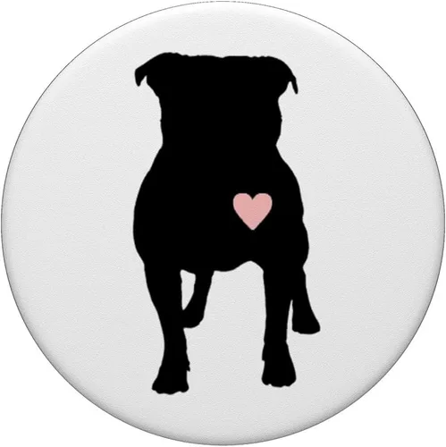 Vista 3 de Pitbull, Pink Blush Love, Dog Mom, Pit Bull Mother Dad, Cute - PopSockets Grip and Stand for Phones and Tablets