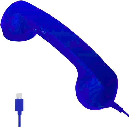 Vista 11 de 2026 New Retro Phone Handset for iPhone, Type-C Retro Telephone Wired Handsets Style Landline Handle Receiver for Cell Mobile Video Conferences