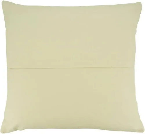 Vista 2 de Fennco Styles Funda de almohada decorativa de algodón tejido a rayas multicolor de 20 pulgadas de ancho x 20 pulgadas de largo, moderna funda