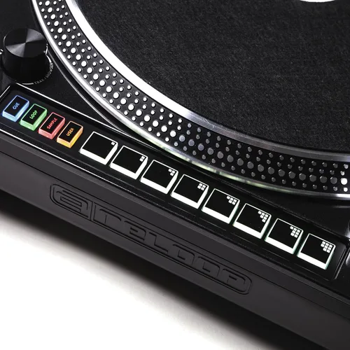 Vista 5 de Reloop AMS-RP-8000 RP-8000 - Tocadiscos híbridos avanzados de par con accionamiento directo de par superior, color negro