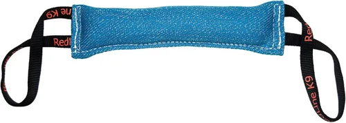 Vista 6 de Redline K9 - Juguete para tirar de traje de mordida (3 x 10 pulgadas), 2 asas (negro)