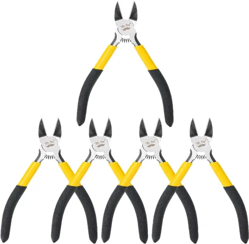 Vista 10 de Mr. Pen - Cortador de alambre, 5 pulgadas, paquete de 2, cortadores de alambre, cortadores diagonales Flush Cutter, Nippers, Side Cutters, Flush