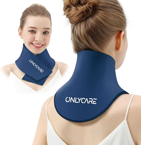 Vista 10 de ONLYCARE Gel de envoltura de hielo para el cuello – Paquetes de hielo mejorados para cuello reutilizable, compresa caliente y fría, alivio