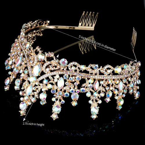 Vista 5 de CURASA Tiaras para Mujer