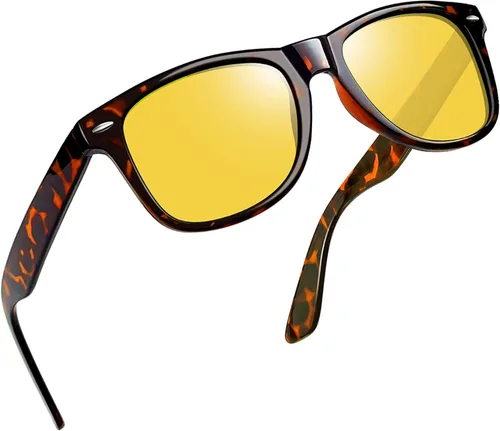 Vista 32 de Joopin Square Sunglasses Polarized UV400 Designer Sun Glasses Men Women Todo negro