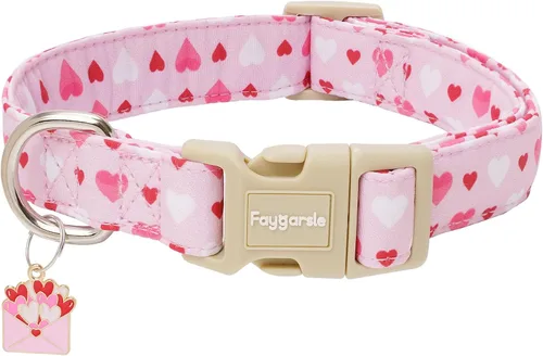 Vista 16 de Faygarsle - Collar floral para perras, diseño de primavera de verano rosa y amarillo, para perros pequeños, medianos y grandes, XS Flor Amarilla