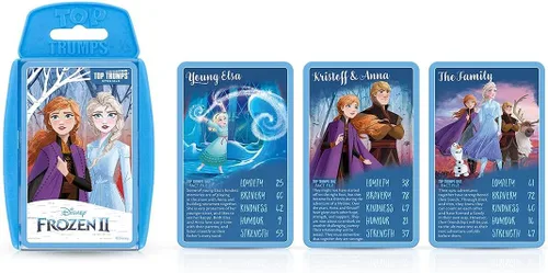 Vista 6 de Top Trumps Disney Frozen 2 - Juego de cartas especiales, visita Arendelle y juega con la reina Elsa, Anna, el rey Agnarr, la reina Iduna y Olaf