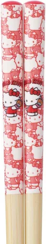 Vista 2 de Skater ANT2-A Sanrio Hello Kitty Chopsticks Bamboo Chopsticks 6.5 inches (16.5 cm), Made in Japan