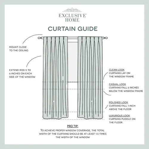 Vista 7 de Cortinas Exclusive Home Curtains, par para panel, de satén Plata