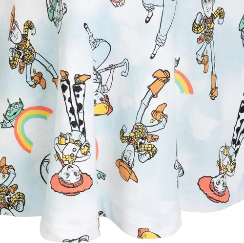 Vista 5 de Disney Vestido skater de felpa francesa para bebés y niños grandes (18 meses - 14-16)