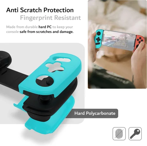 Vista 4 de TUDIA Funda rígida a presión compatible con Backbone One Gaming Controller, resistente protección antiarañazos y agarre adicional solo funda