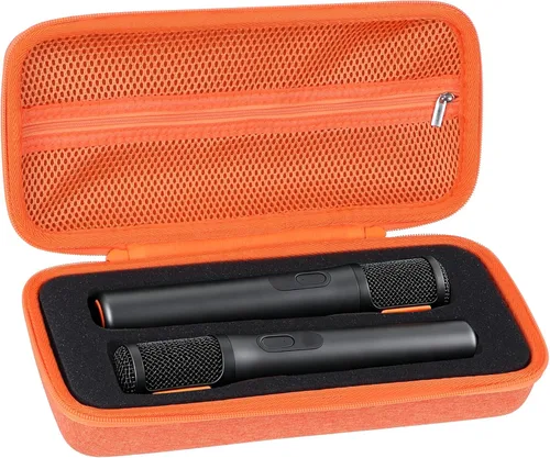 Vista 13 de Funda compatible con JBL Wireless Two Microphone/PartyBox Mic Estuche negro