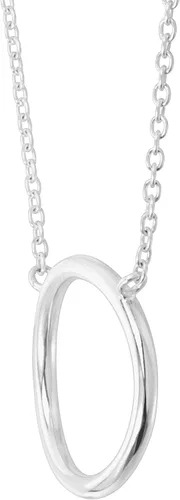 Vista 2 de Silpada Collar de círculo abierto 'Karma' en plata de ley, 18 pulgadas + 2 pulgadas, no conocido