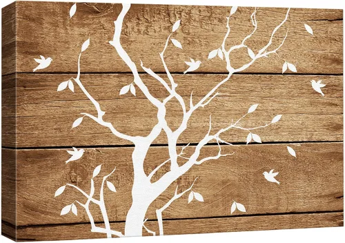 Vista 34 de Hermoso lienzo de paisaje, decoración de pared, arte moderno, juegos para el hogar