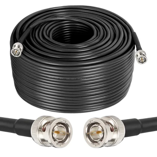 Vista 23 de XRDS -RF Cable SDI de 1 pie, cable de video digital macho BNC 75 ohmios RG59 BNC Cables soporta HD-SDI/3G/6G-SDI/4K/8K (2PCS)