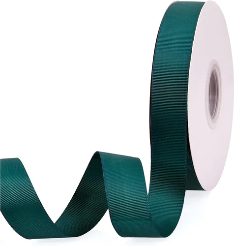 Vista 28 de Cinta de grogrén de doble cara de color liso azul bebé de 1-1/2 pulgadas x 50 yardas para envolver regalos, bodas, fiestas, manualidades, lazos