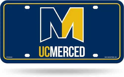 Vista 32 de NCAA etiqueta de metal para auto, negro