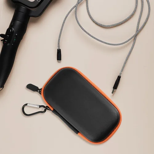 Vista 5 de SEWACC Estuche portátil para disco duro con protección de carcasa rígida, carcasa compacta para SSD pequeña para viajes, bolsa de almacenamiento a