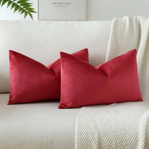 Vista 55 de OTOSTAR - Fundas de almohada decorativas de 16 x 16 pulgadas, fundas de cojín de terciopelo suave, fundas cuadradas para sofá, cama, sofá del hogar