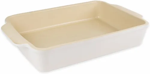 Vista 5 de USA Pan 1117RCLD-ST-1 - Sartén rectangular antiadherente con tapa, 9 x 13 pulgadas, color blanco