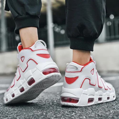 Vista 3 de EGGPOD High top Neutral Basketball Shoes Men's Shoes Women's Shoes Super Light Sneakers high top Graffiti Style Couple