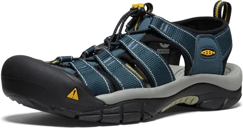 Vista 48 de KEEN Newport H2 Sandalias de punta cerrada para hombre Aleación/oro crema