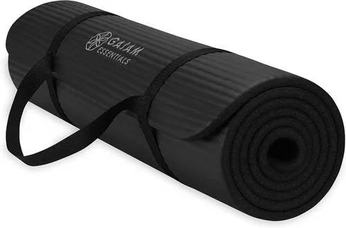 Vista 22 de Gaiam Tapete de yoga grueso, esterilla de ejercicio y fitness con correa de Balsam