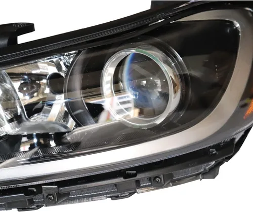 Vista 9 de Conjunto de faros delanteros halógenos para Hy-uu-nn-dai El-aa-nn-tra Sedan 2017 2018 (lado izquierdo del conductor)