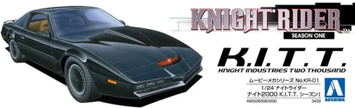Vista 5 de Aoshima Knight Rider: Knight 2000 KITT Temporada 1 1:24 Kit de modelo a escala