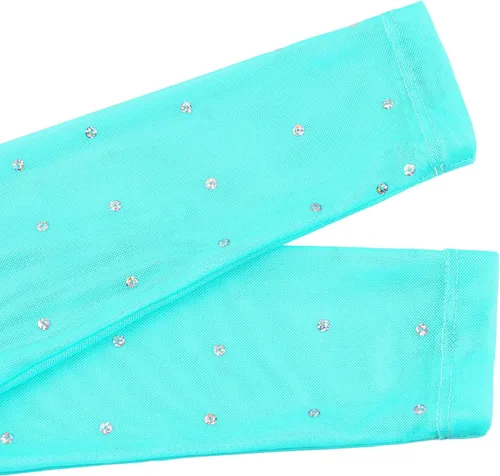 Vista 3 de TFJH E - Leotardo de gimnasia brillante de una pieza para niñas y niños