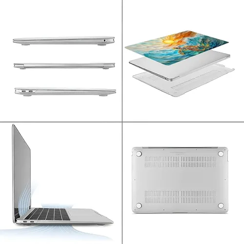 Vista 64 de Funda para computadora MacBook Pro de 13 pulgadas, modelo A1425/A1502, modelo A1425/A1502, diseño de primera calidad, funda rígida para laptop 3D 3D