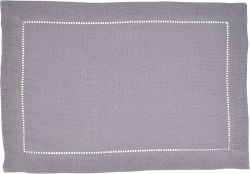 Vista 33 de SARO LIFESTYLE Servilleta de cóctel con borde cosido (juego de 12), negro, 6"x6