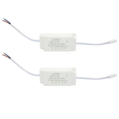 Vista 22 de Controlador LED de 1-3W, corriente constante 300mA CA 85-265V Salida 6-12V SM conector macho fuente de alimentación externa transformador