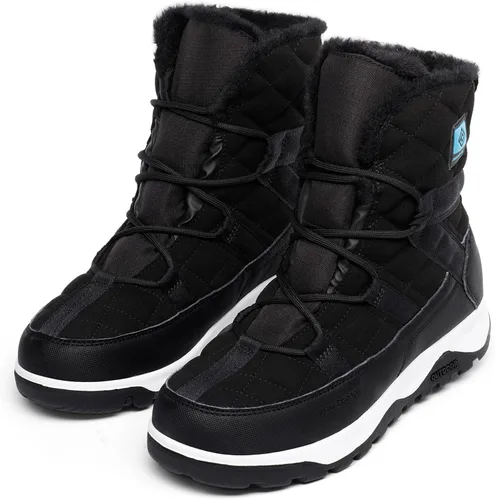 Vista 2 de DREAM PAIRS Women's Winter Snow Boots Waterproof Rubber Ankle Booties with Warm Comfortable Faux Fur Lining,Lace Up Non-Slip Outdoor Boots for Women