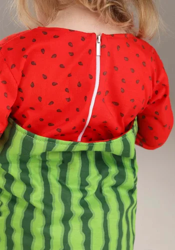 Vista 3 de Disfraz de mameluco de sandía para niños pequeños Multicolor